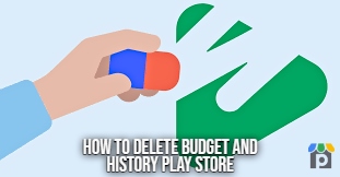 How to Delete Budget and History Play Store